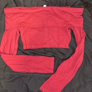Garage Vibrant Red Knit Top